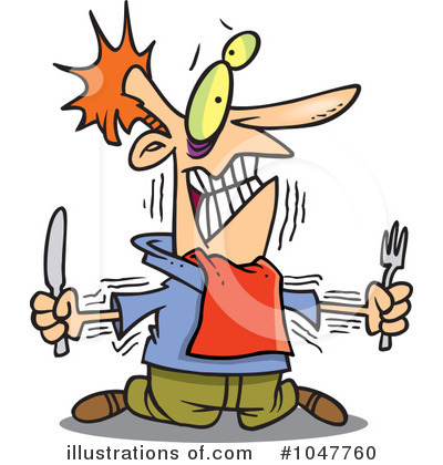 Hungry Clipart 1047760 Illustration By Ron Leishman