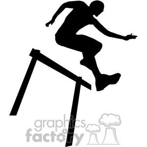 Track And Field Clipart Hurdl