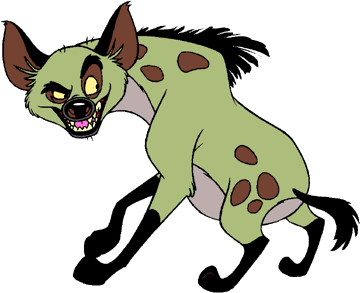 Hyena Clip Art - Hyena Clipart