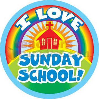 I Love Sunday School Clipart.