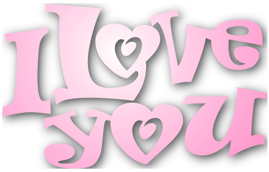 I love you clipart - .
