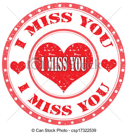 Miss You Clipart