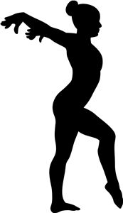 I think Iu0026#39;m in love w - Gymnastics Silhouette Clip Art