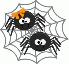 Happy Spider Clipart Cute Hal