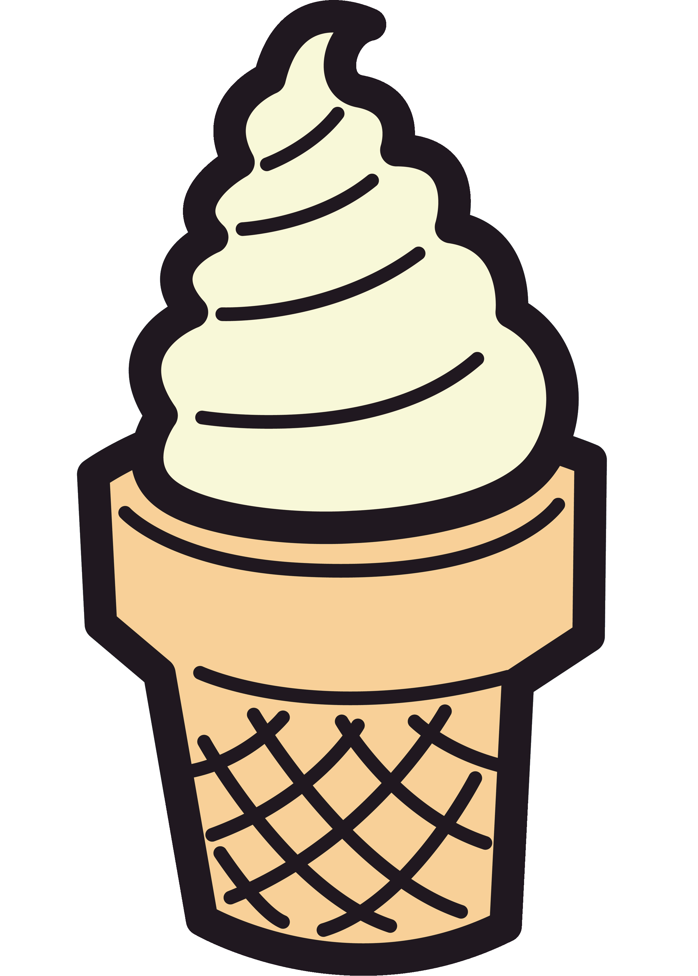 ice cream cone clipart - Ice Cream Cone Clip Art