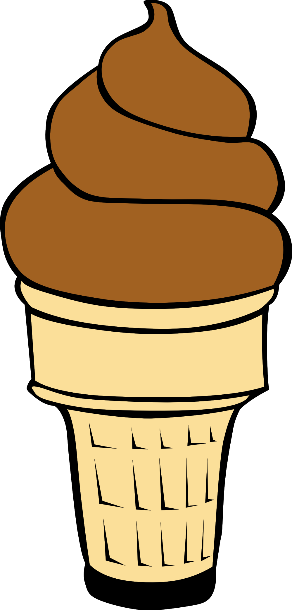 Ice cream cone ice cream no c