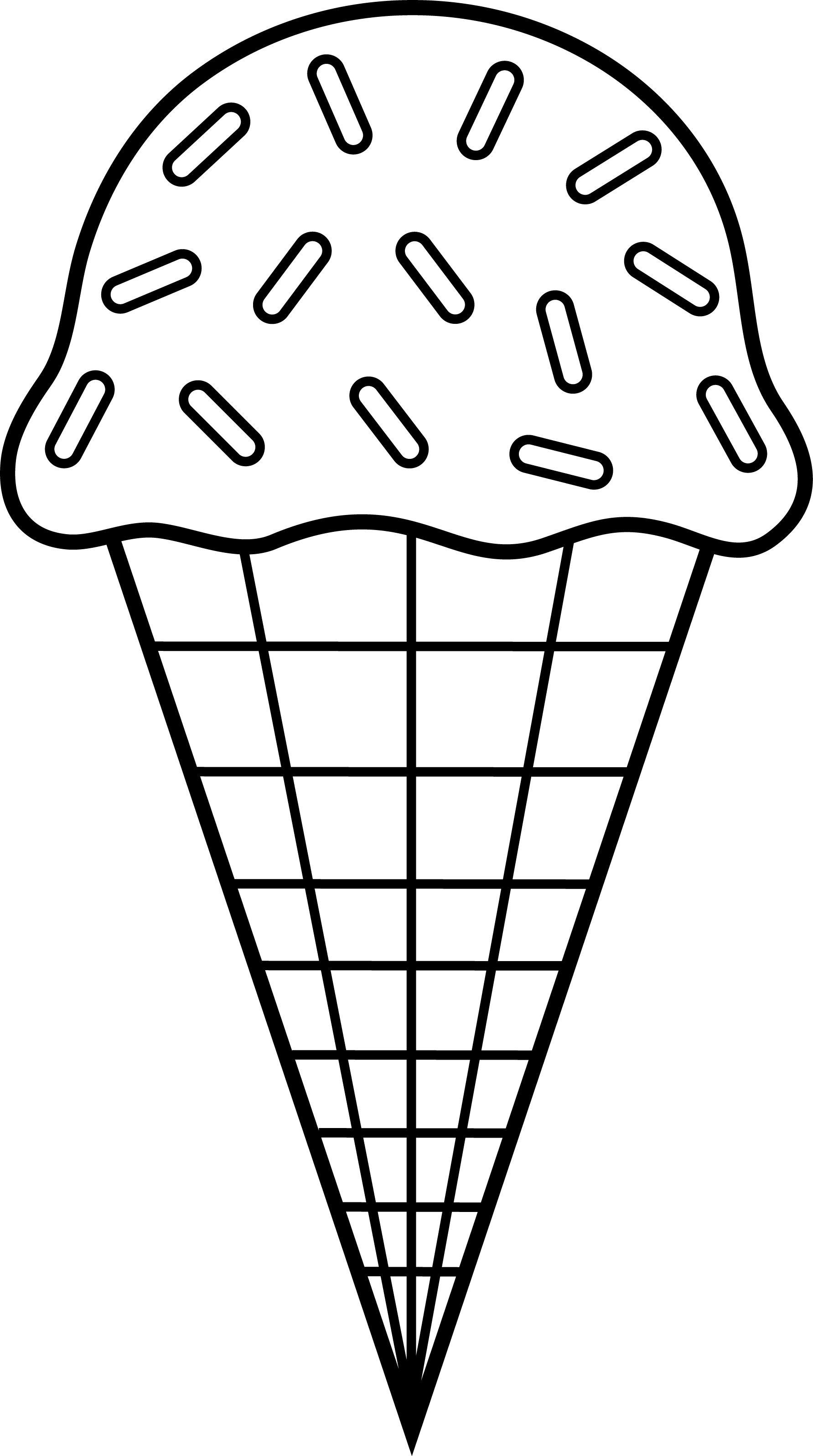 Ice Cream Clipart - Ice Cream Clipart Black And White