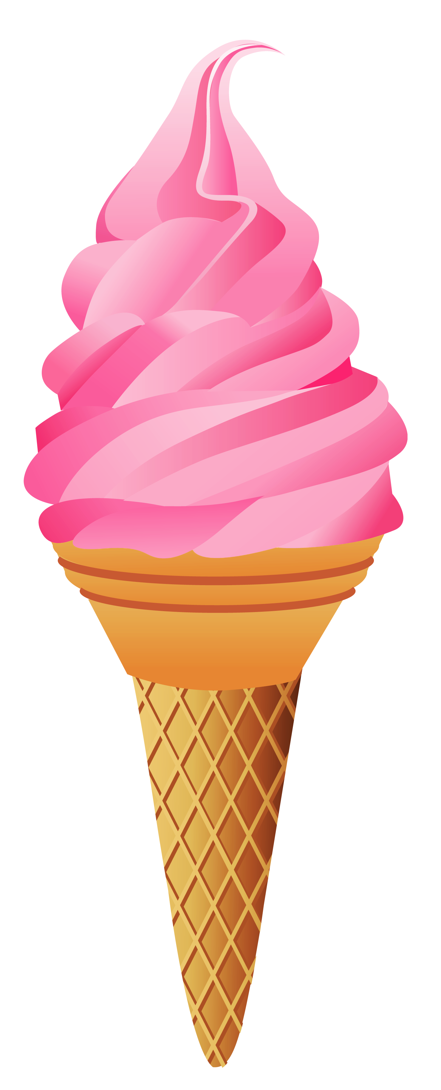 Ice cream cone ice cream no cone clipart