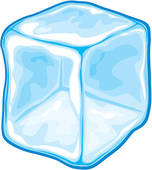 ice cream; ice cube ...
