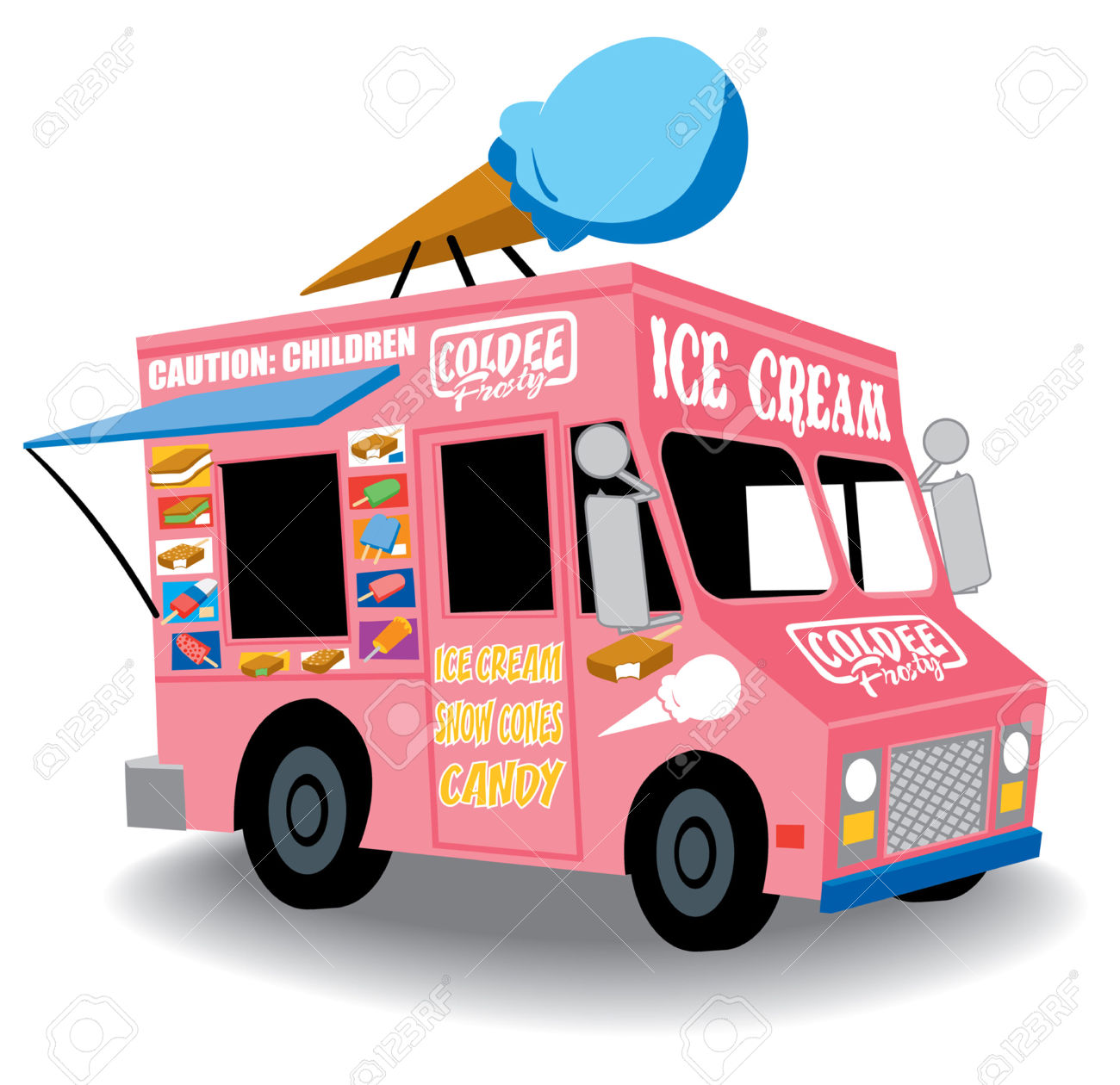 10+ Ice Cream Truck Clip Art - Preview : Ice Cream Truck C | HDClipartAll