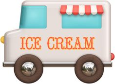 Ice Cream truck - Ice Cream Truck Clipart