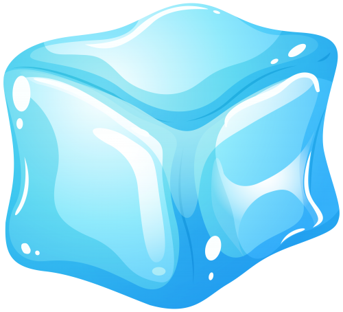 Ice cube blue clip art web .