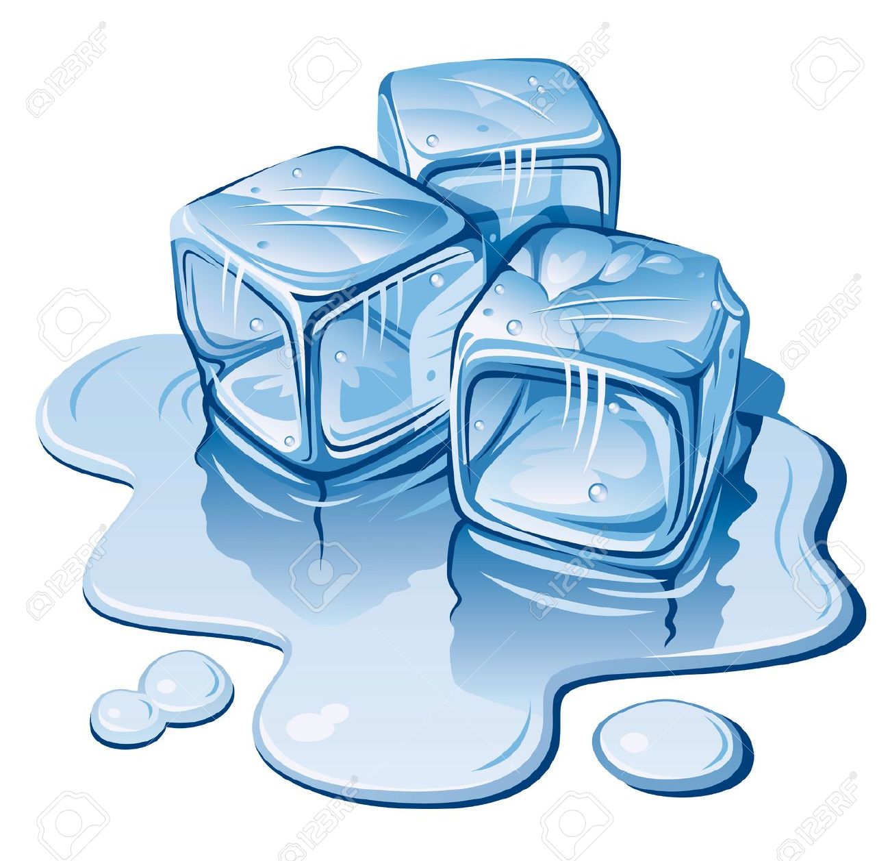 Ice Cube Clipart #1 - Ice Cubes Clipart
