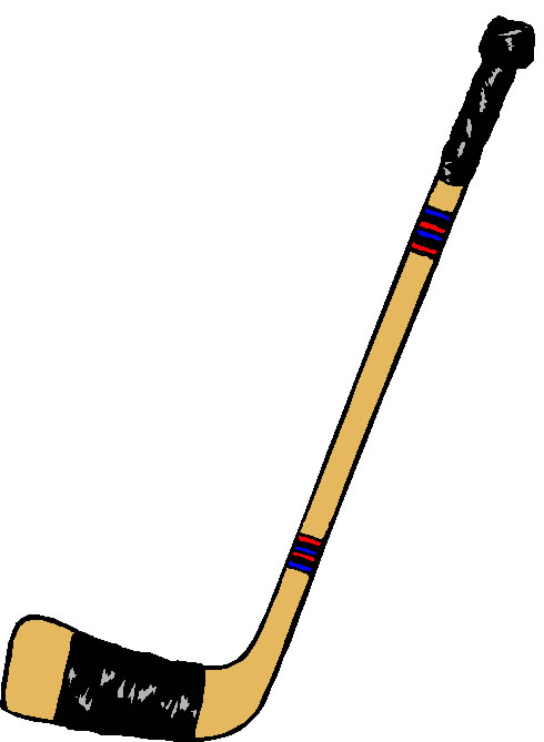 Ice Hockey Clip Art Hocky028  - Hockey Stick Clip Art