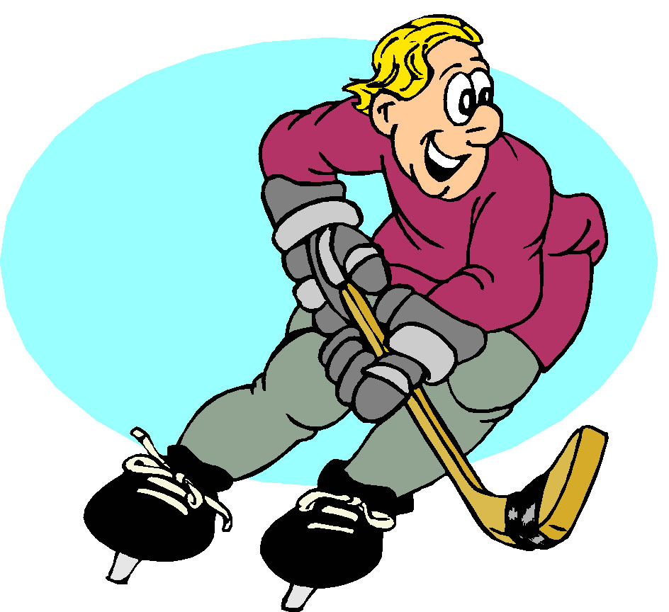 Ice hockey clipart clipart