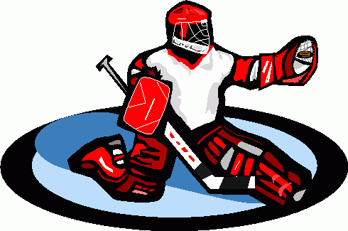 Ice Hockey Goalie 2 Clipart I - Hockey Goalie Clipart