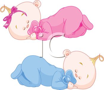 iCLIPART - Royalty Free Clipart Image of Baby Twins Sleeping | New Baby Clipart | Pinterest | Free clipart images, Twin and Boys