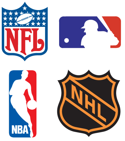 Icon Bank: American Sports Vector Logos