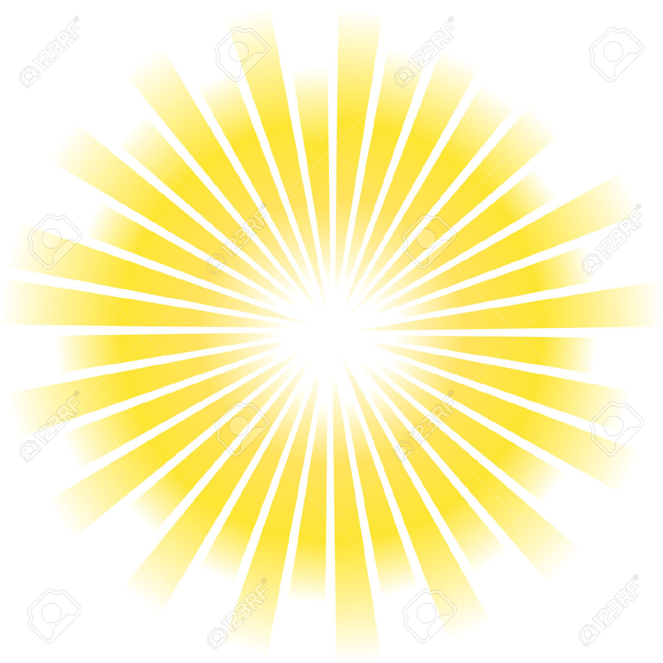 Yellow Sunburst Clip Art At C