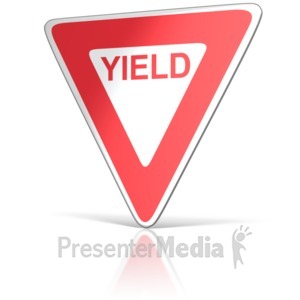 ID# 11722 - Yield Sign - Presentation Clipart