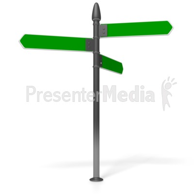 ID# 2679 - Direction Sign - Presentation Clipart