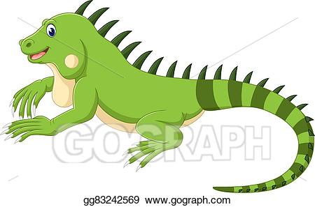 Iguana cartoon