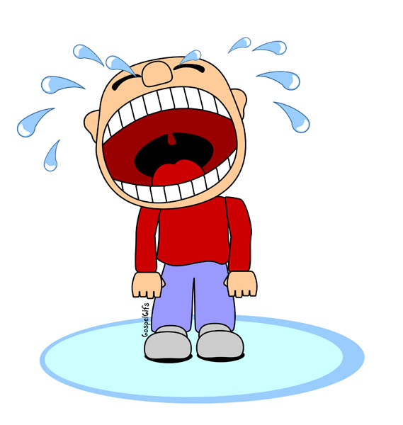 Cartoon crying clipart free t