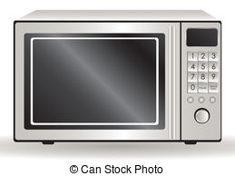 ... Illustration of a microwave ...