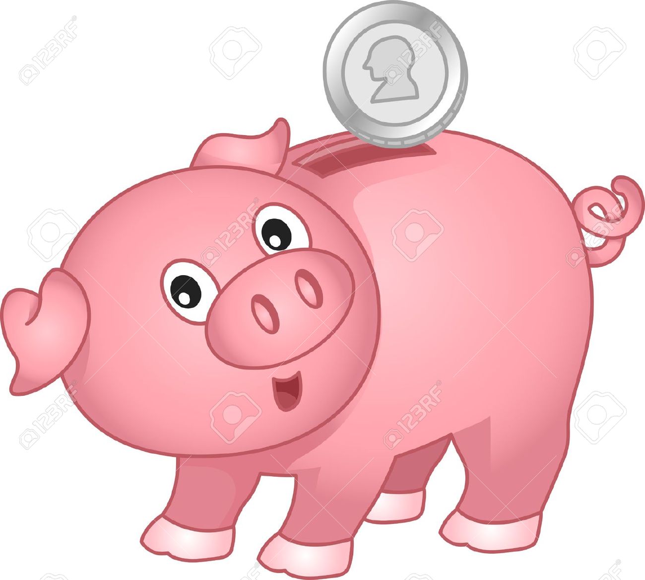 Piggy Bank Clip Art At Clker 