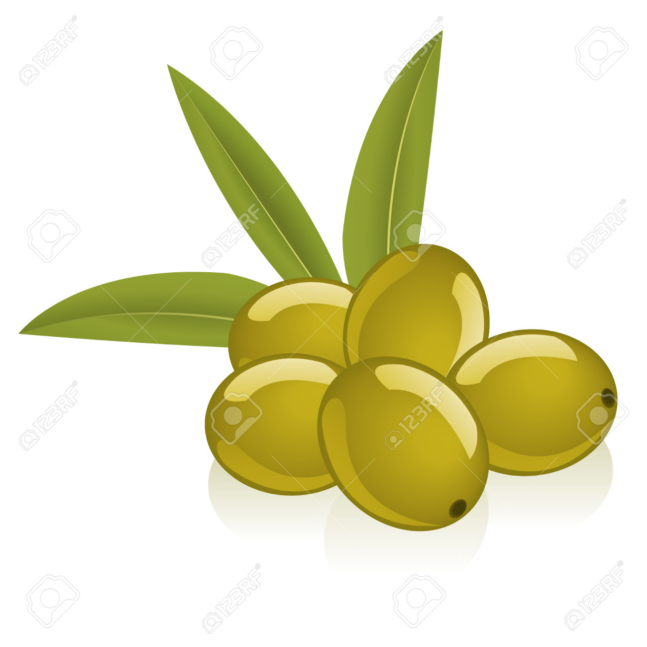Olive Wreath Svg Cut File For