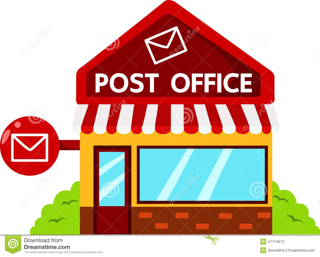... a post office - illustrat