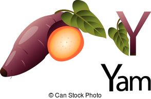 Yam Clip Art Image - large br