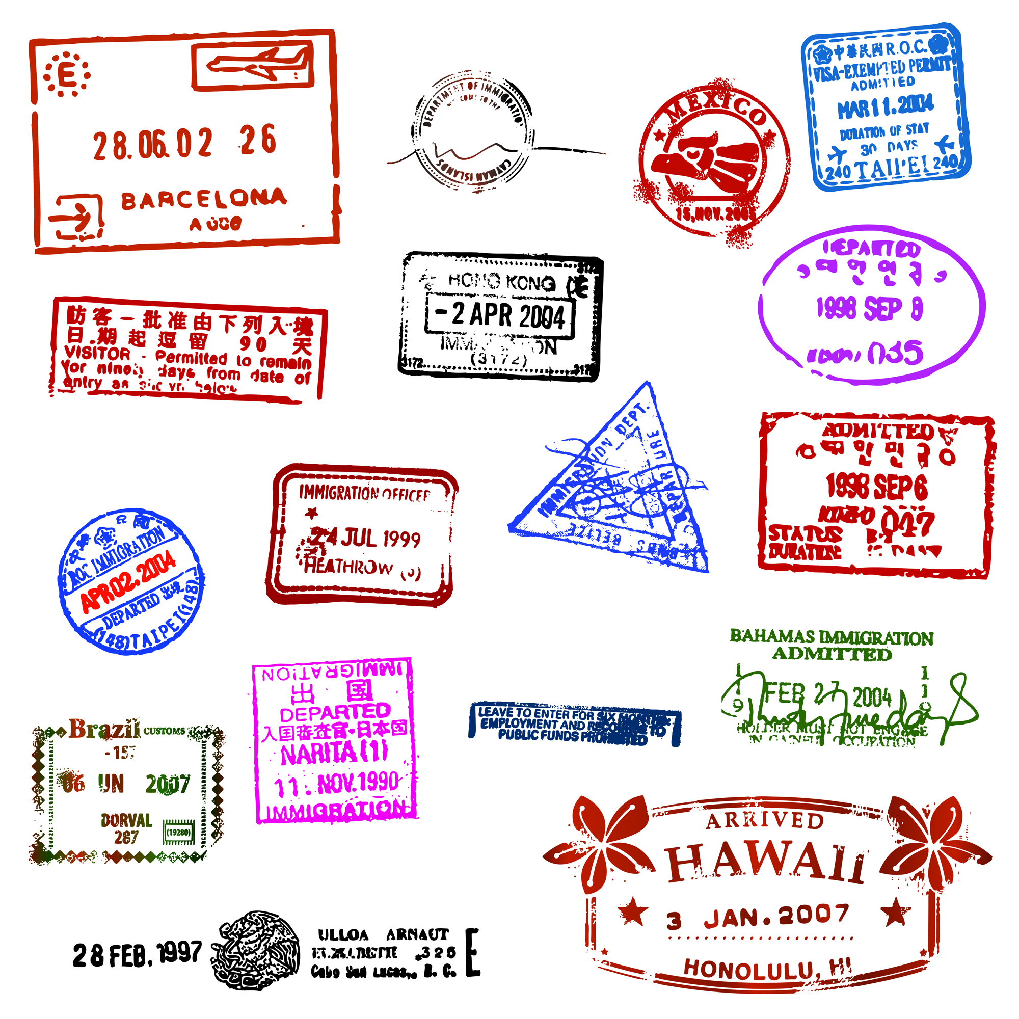 Image For - Stamps Clipart