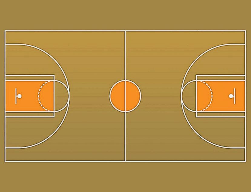 Image Gallery For Outside Basketball Court Clipart