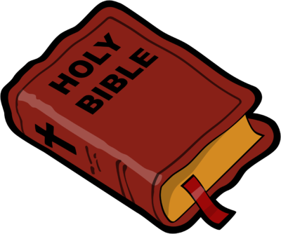 Image Leather Bound Bible Bib - Holy Bible Clipart