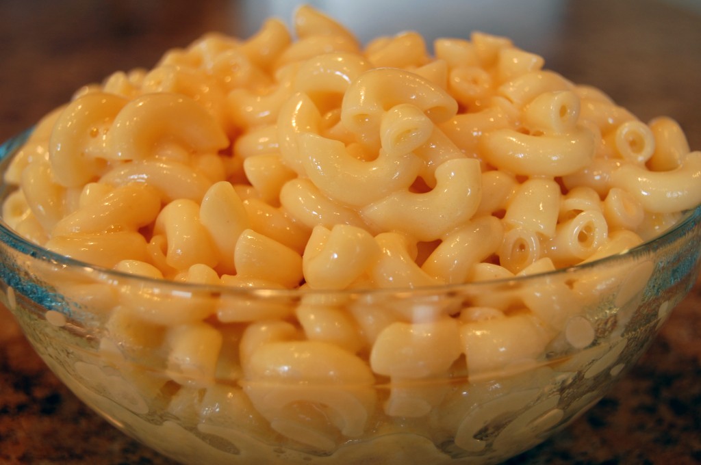 Cooked Macaroni And Cheese In