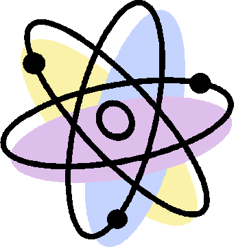 vector icon of atom u0026midd