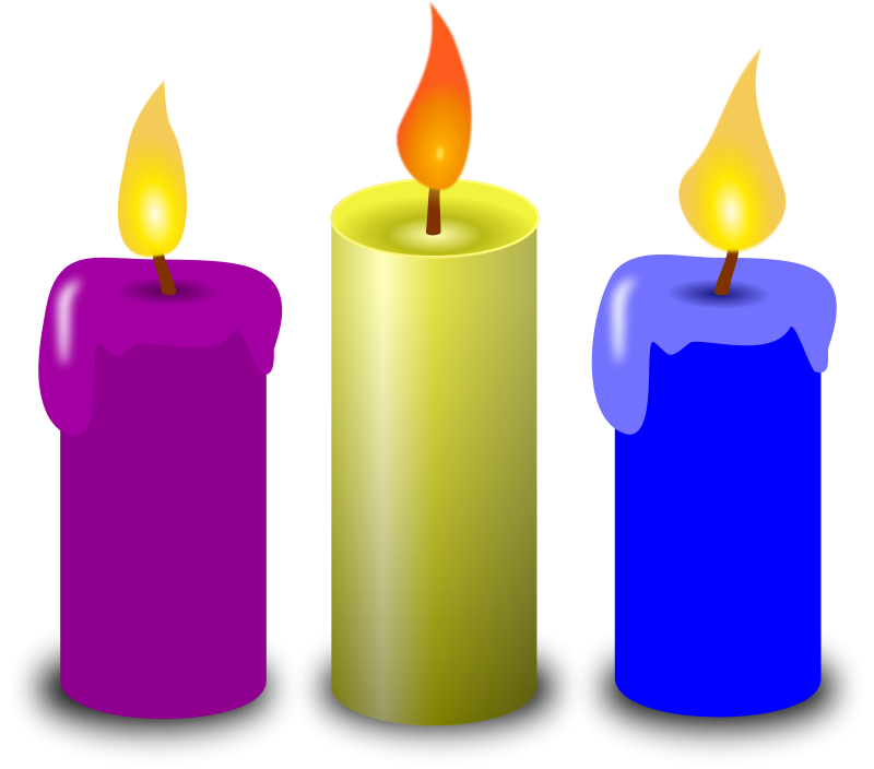 Image of birthday candle clip - Candles Clipart