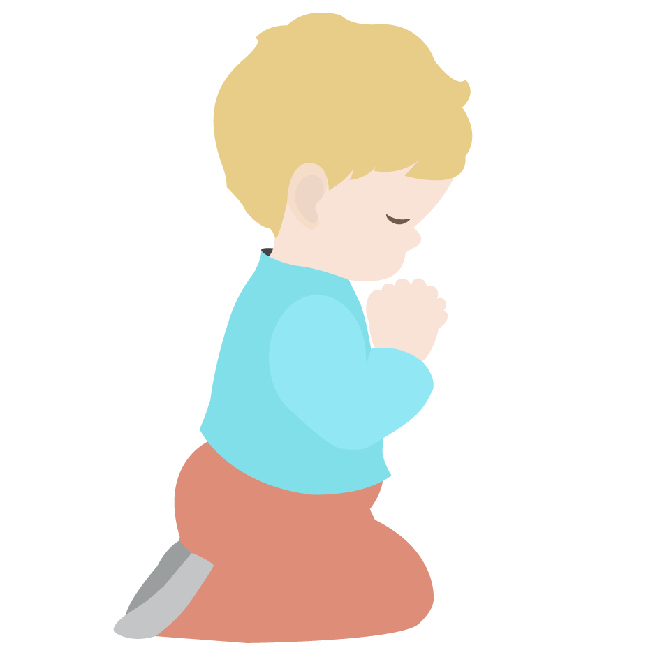 Image of Children Praying .
