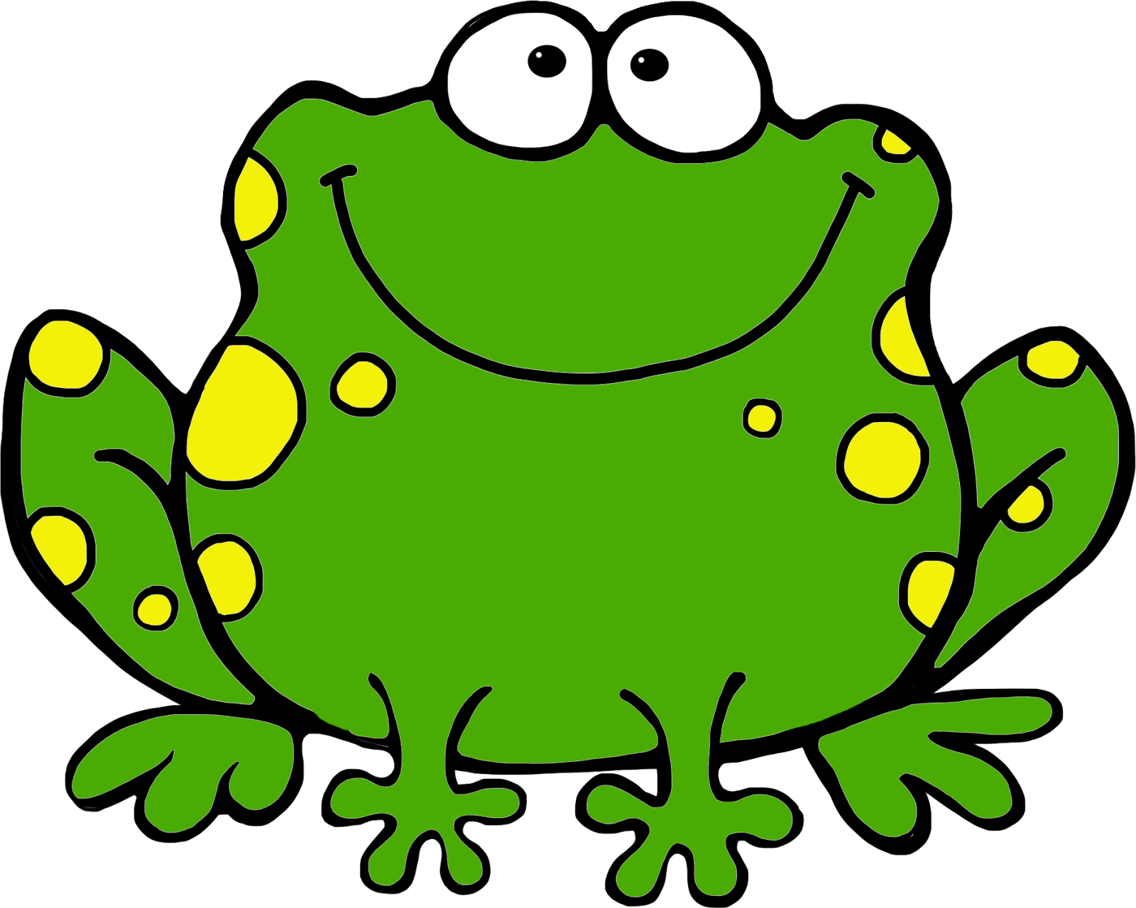 Image of cute frog clipart 6 .