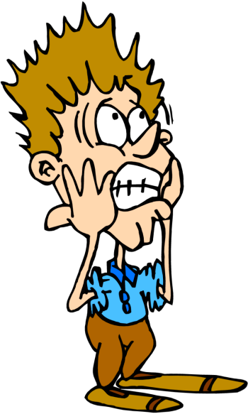 Image Of Person Scared And Shaking Clipart Free Clip Art Images