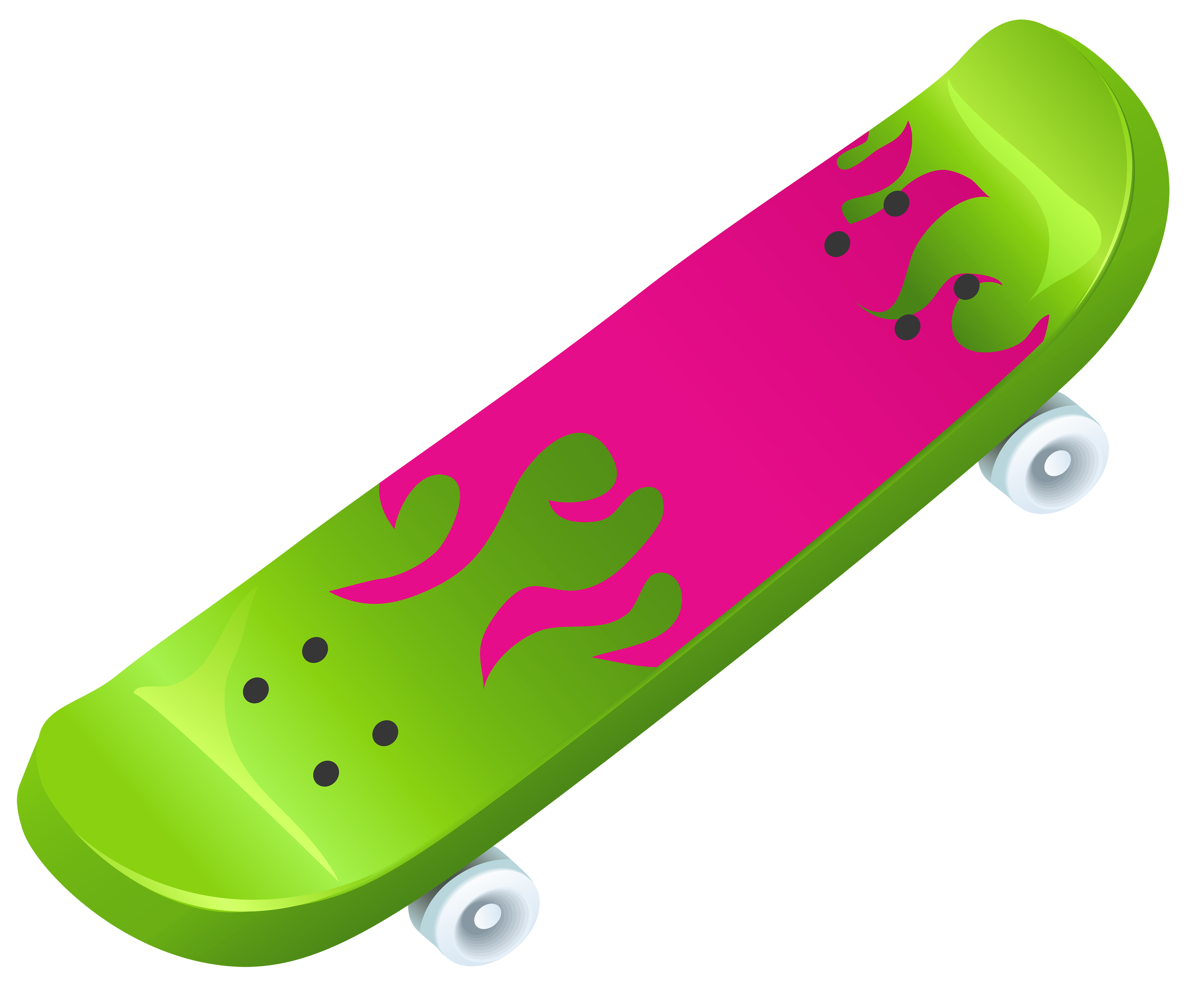 Image of skateboard clipart 8 - Skateboard Clip Art