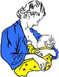 Image result for breastfeeding clipart