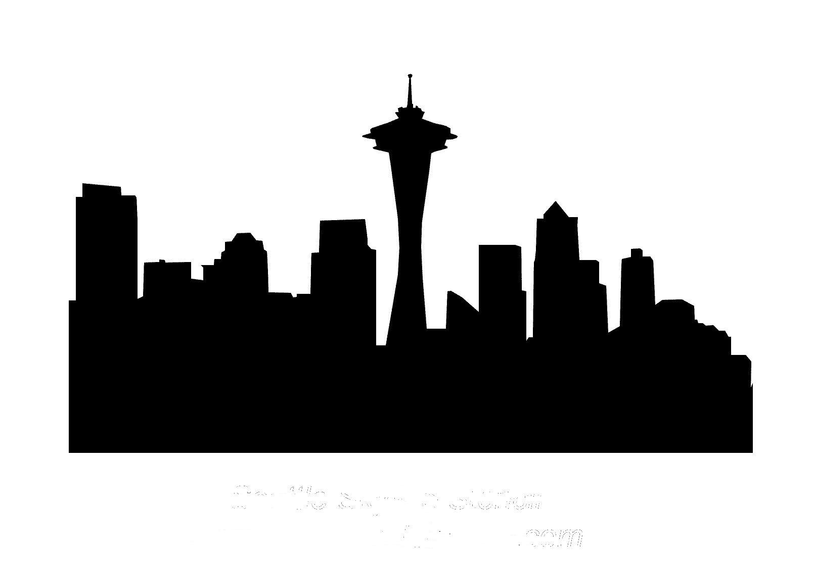Images For Simple City Skyline Clip Art