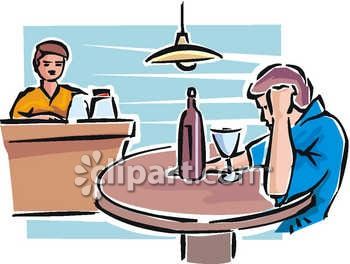 In A Bar Clipart Image Is