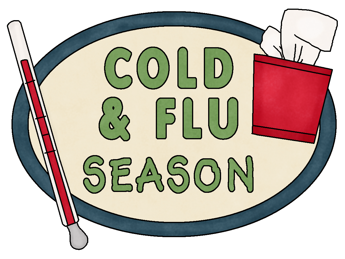 Cartoon Flu Bug Text - A ..