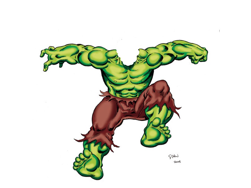 ... Best Hulk Clip Art #8348 