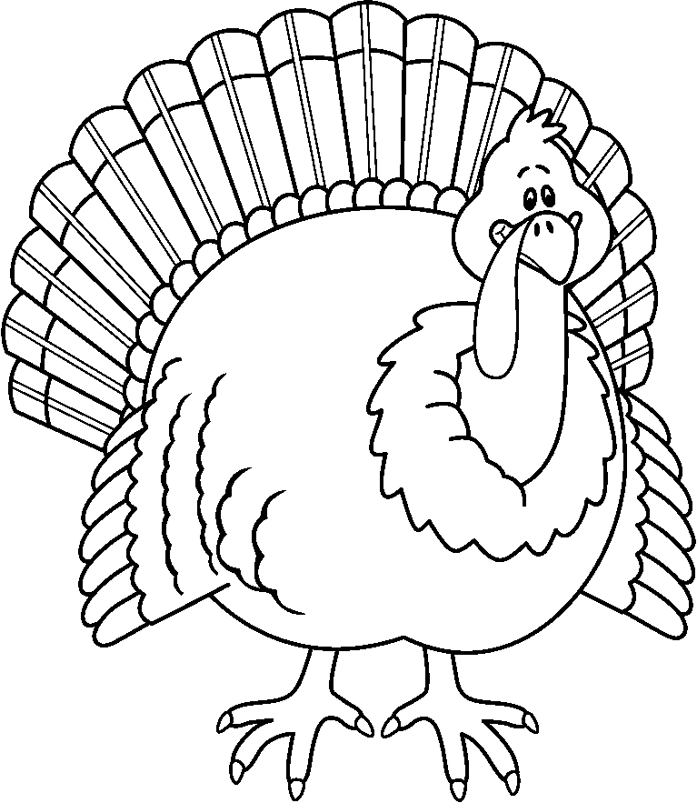 Index Of /ces/clipart/carson  - Black And White Turkey Clipart