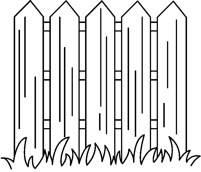 Fence clip art Free vector 10