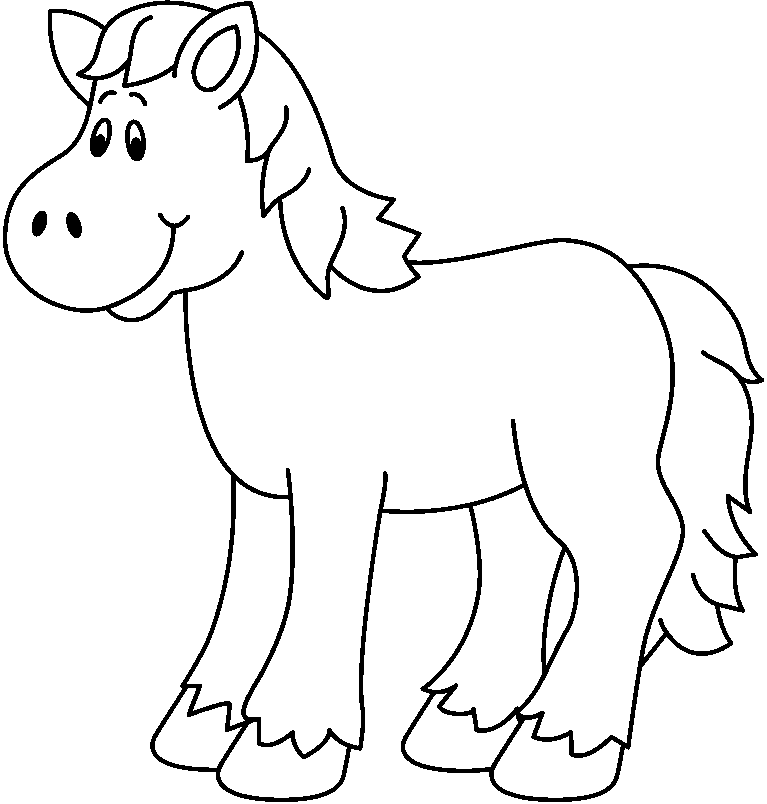 Index Of Ces Clipart Carson C - Horse Clipart Black And White